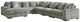 Signature Design by Ashley® Lindyn 6-Piece Fog Left-Arm Facing Sectional and Chaise-0