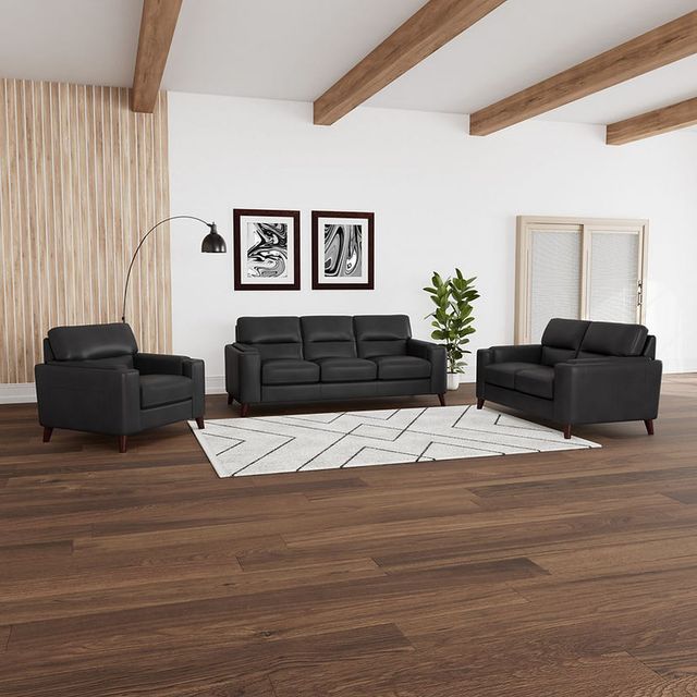 Aurora Furniture Elm Black Accent Chair-1