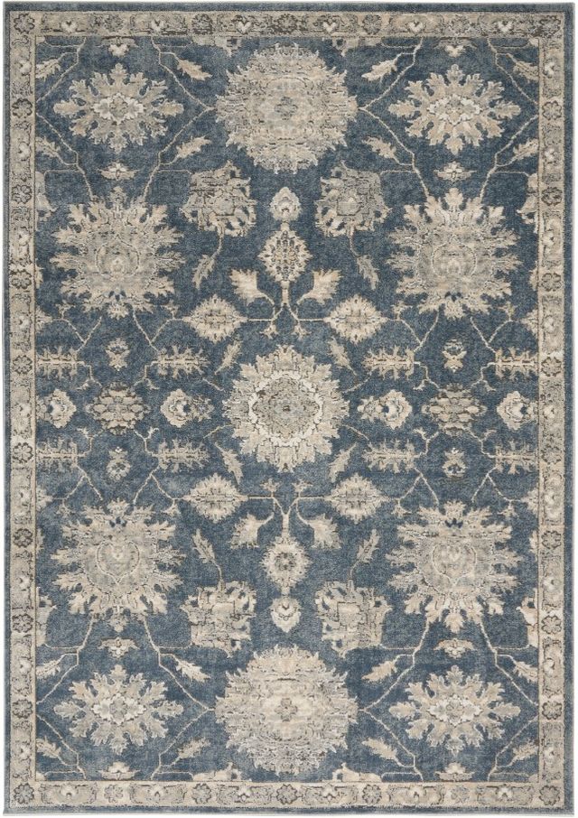 Nourison Home™ Quarry Blue Beige 5'x7' Area Rug-0