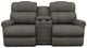La-Z-Boy® Pinnacle Graphite Power Wall Reclining Loveseat with Console and Headrest-1