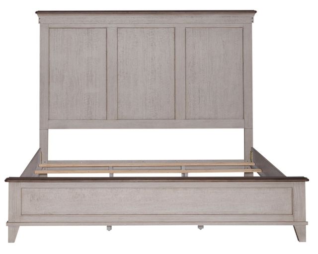 Liberty Furniture Ivy Hollow Dusty Taupe/Weathered Linen King Panel Bed-2