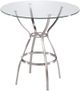 Trica Rome Glass Top Round Bar Height Dining Table-0