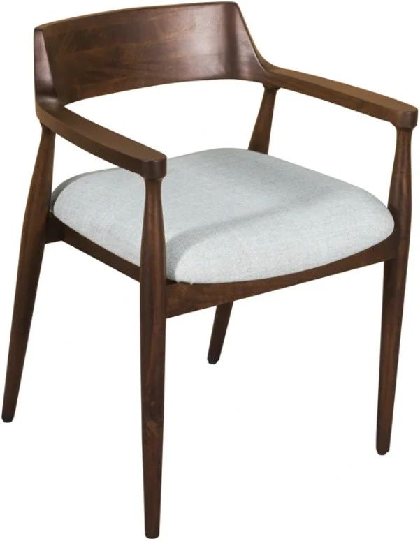 Modus Furniture Amaroo Honey Date Upholstered Dining Arm Chair-0
