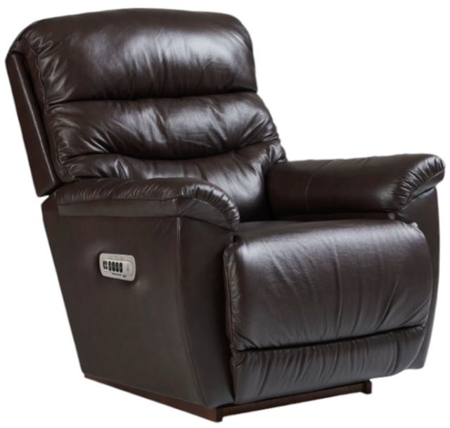 La-Z-Boy® Joshua Chestnut Leather Power Rocking Recliner with Headrest and Lumbar-0