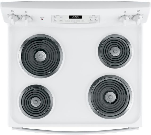 GE® 30" White Freestanding Electric Range-4