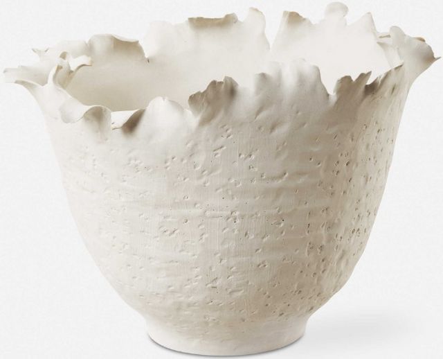 Uttermost® Blossom Off-White Tall Bowl