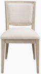 Riverside Furniture Carmella 2-Piece Pebble Oak Dining Upholstered Back Side Chair Set-2