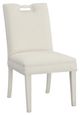 Fairfield® Customizable Entree Dining Short Back Dining Chair with Linen Legs-0