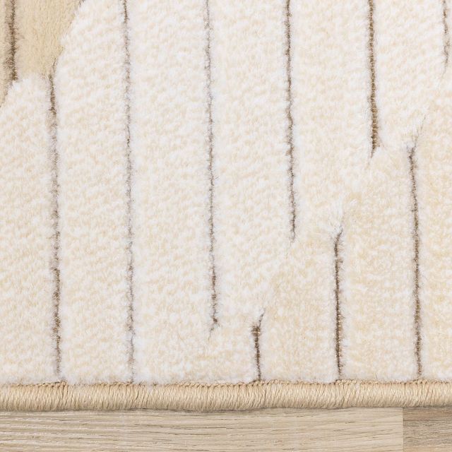 Kalora Interiors Ella Beige/Cream 5'x8' Area Rug-2