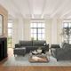 TOV Furniture Cave 2-Piece Ash Gray L-Shape Sectional-1