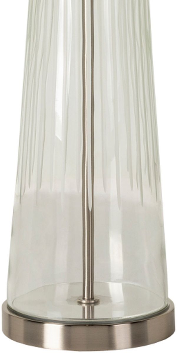 Surya Blawnox Brushed Steel/Gray Lamp-3