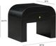 TOV Furniture Hump Black Arched Nightstand-2
