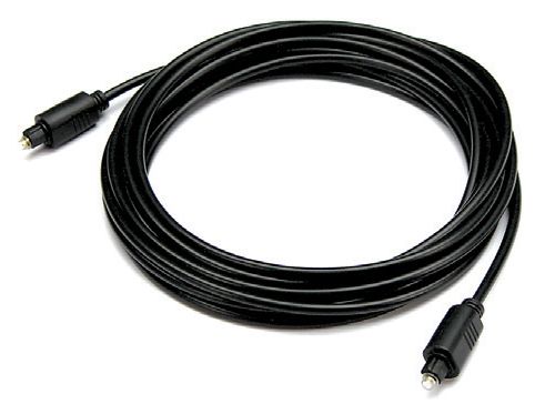 Audison Black 4.5 mm Toslink Optical Cable 
