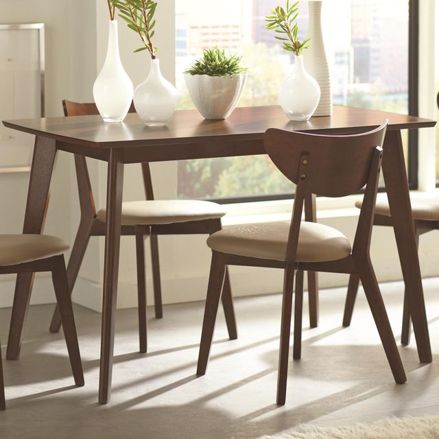 Coaster® Kersey 5-Piece Chestnut Dining Table Set-1