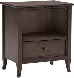 aspenhome® Blakely Sable Brown 1-Drawer Nightstand