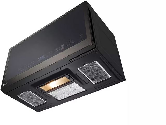 LG 2.0 Cu. Ft. PrintProof® Black Stainless Steel Over The Range Microwave-8