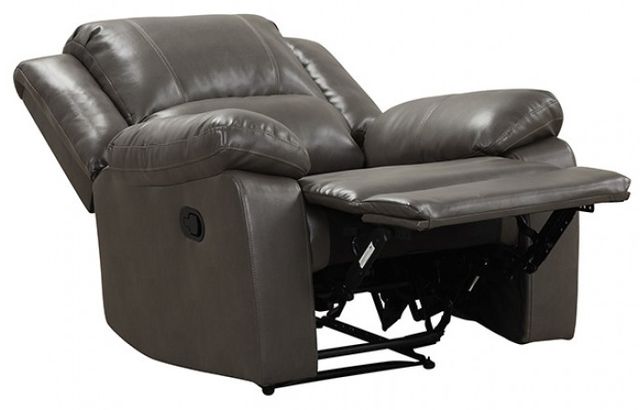Furniture of America® Letha Gray Maual Glider Recliner-1