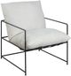 Armen Living Rogan Black/Soft Oat Chair-0