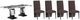 Global Furniture USA D12 5-Piece Black/Brown/White Dining Set-0