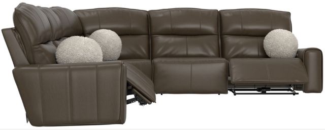 Catnapper Tramonti 5-Piece Chocolate Power Reclining Curved Sectional-4