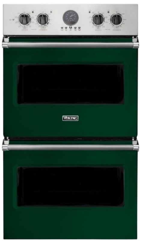 Viking® 5 Series 30" Ivy Double Electric Premiere Oven-0