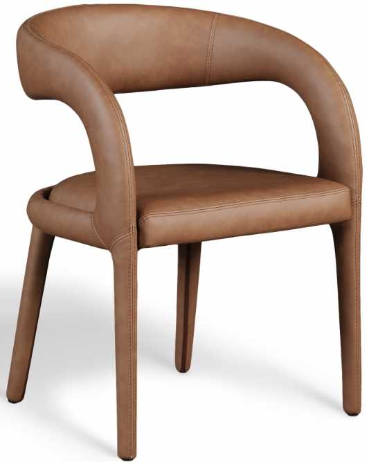 Meridian Furniture Sylvester Faux Leather Dining Chair Meridian Furniture Sylvester Faux Leather Dining Chair