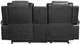 Homelegance® Briscoe Dark Gray/Light Gray Manual Double Reclining Glider Loveseat with Center Console-4