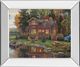 Classy Living Lakeside Cabin Glow Wall Art-0
