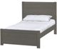 Crate Designs™ Furniture WildRoots Graphite 43" Twin Extra-long Youth Panel Bed-0