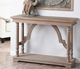 StyleCraft Weathered Brown Trestle Console Table-4