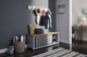 Gladiator® 54" Gray Slate Storage Shoe Bench-4