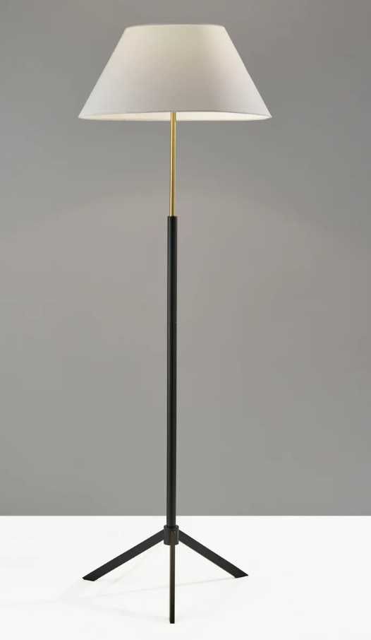 Adesso® Harvey Black Floor Lamp-4