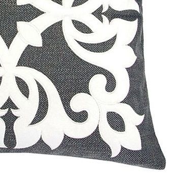 Furniture of America® Trudy Gray Accent Pillow-1