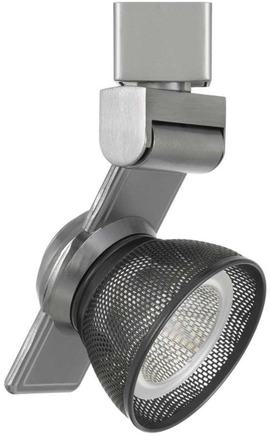 Cal® Lighting & Accessories Black/Brushed Steel Track Light-0