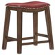 Homelegance® Ordway Brown/Red 24" Counter Stool-0