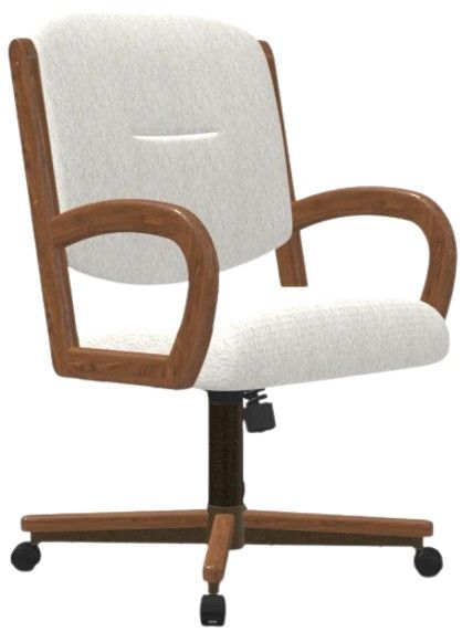 Chromcraft Customizable Concord Swivel Tilt Caster Casual Dining Chair-2