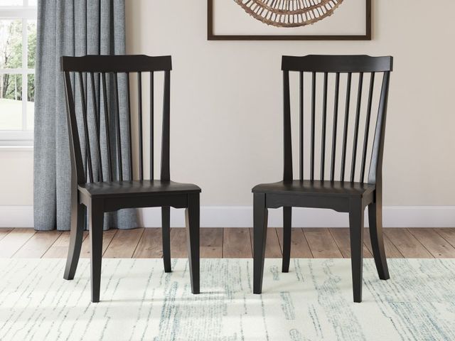 Signature Design by Ashley® Chadworth Black Dining Side Chair-1