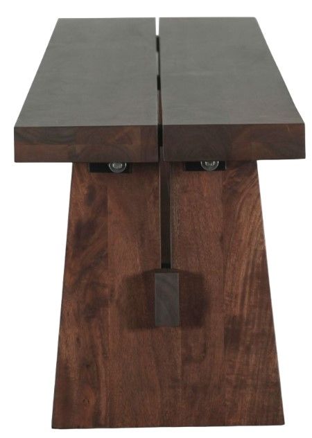 Home Trends & Design Piedmont Coffee Bean Bench-2