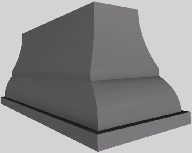 Vent-A-Hood® Designer Series 66" Gunsmoke Island Range Hood-3