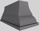 Vent-A-Hood® Designer Series 66" Gunsmoke Island Range Hood-3