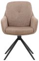 Dovetail Furniture Ravena 2-Piece Black/Sand Dining Chair Set-1