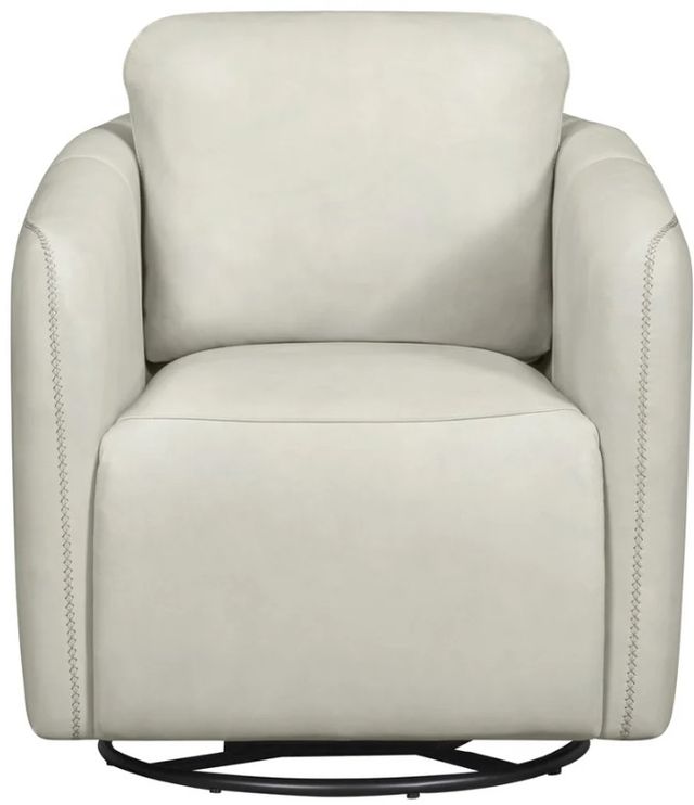 Parker House® Dante Renaissance Ivory Swivel Glider Accent Chair-1