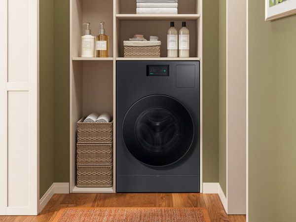 Samsung Bespoke 5.3 Cu. Ft. Dark Steel Washer Dryer Combo