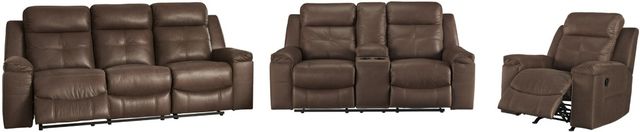 Signature Design by Ashley® Jesolo 3-Piece Coffee Living Room Reclining Seating Set -0