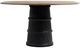 Classic Home Lunen Soft Reef Noir 55" Round Dining Table-2