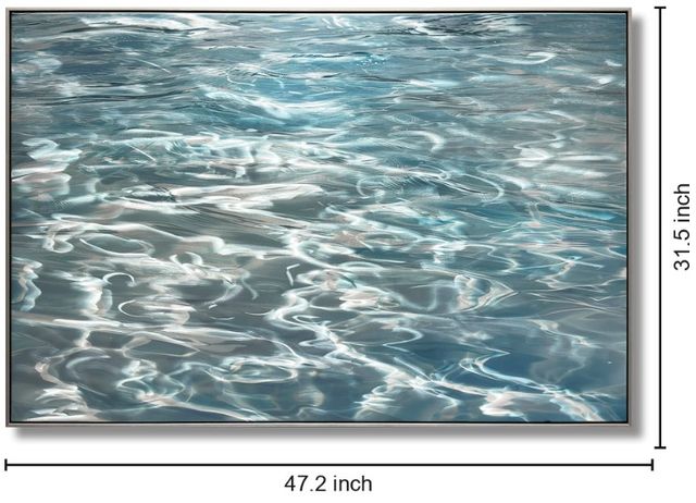 Classy Living Mesmerizing Abstract Water Reflection Wall Art-2