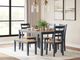 Signature Design by Ashley® Gesthaven 6-Piece Blue/Natural Dining Table Set-4