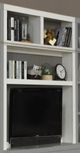 Parker House® Catalina Cottage White 56" Bookcase TV Hutch-0