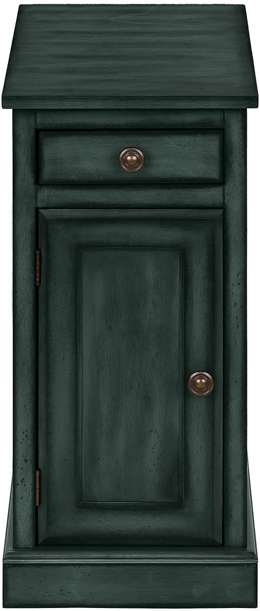 Monarch Specialties Inc. Antique Blue Narrow Accent Table-1