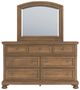 Signature Design by Ashley® Vandenmore Medium Brown Dresser and Mirror-1